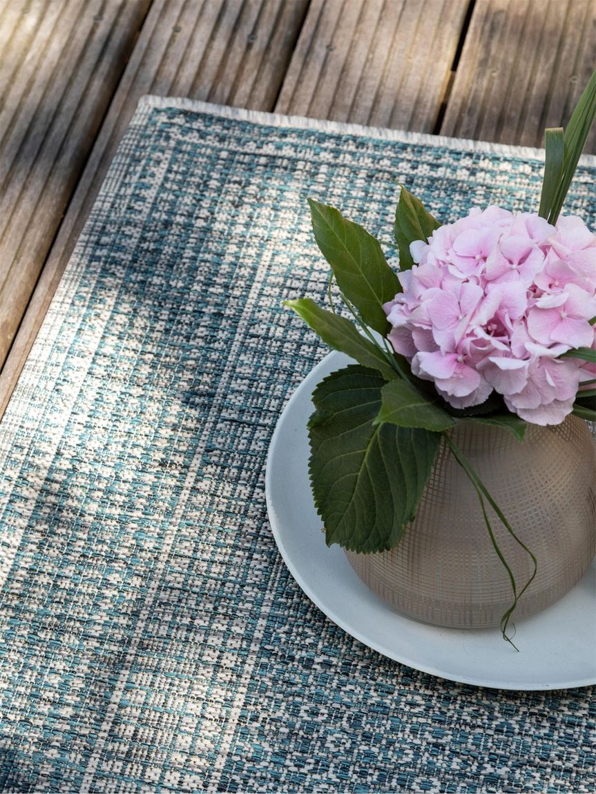 In- & Outdoor Teppich Cleo Blau