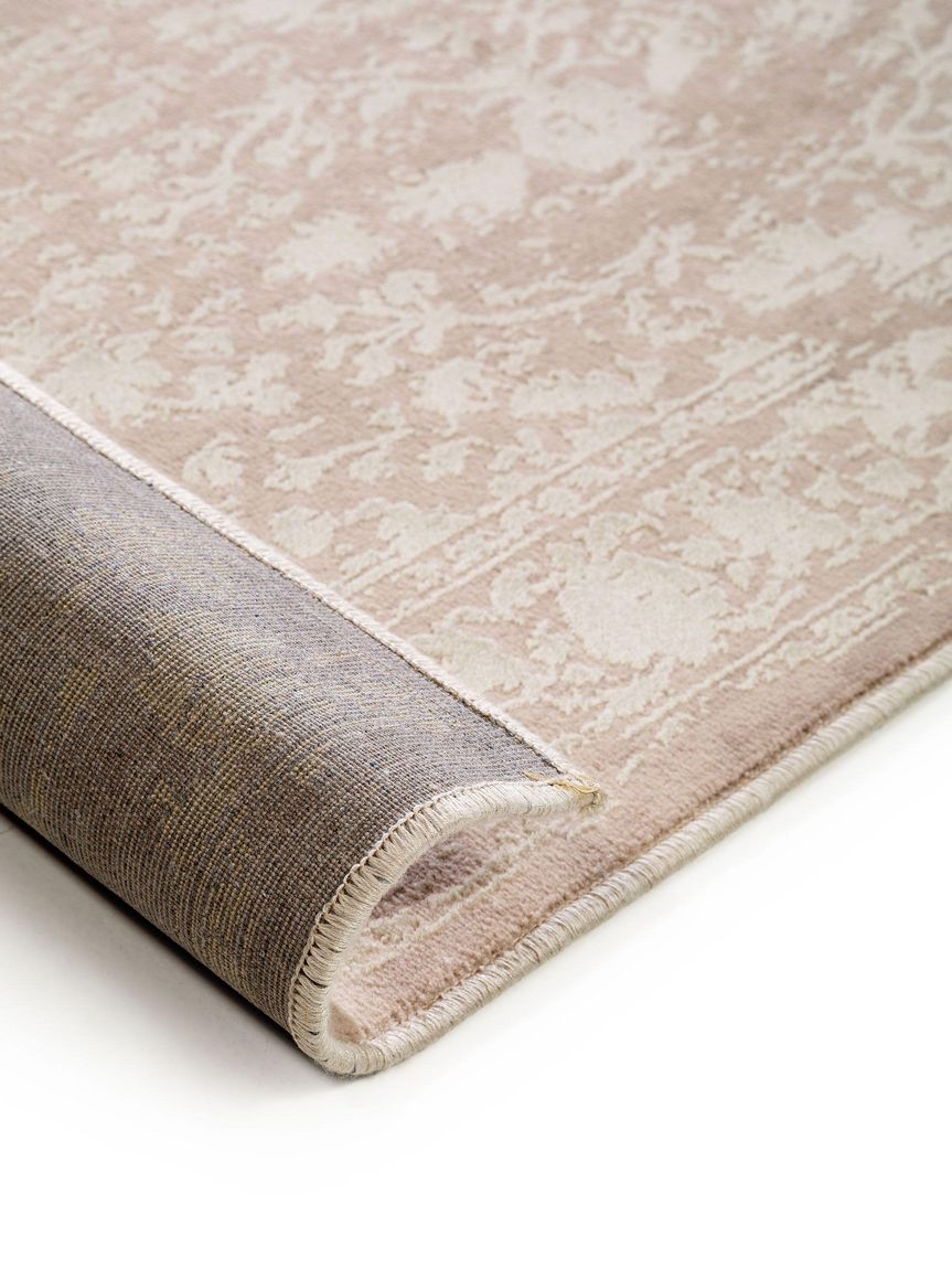 Viskoseteppich Läufer Elia 80x300 cm Beige