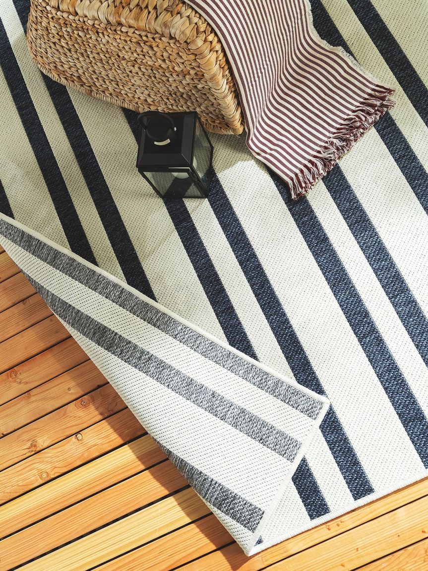 Wendeteppich Terrazzo Grau / Blau