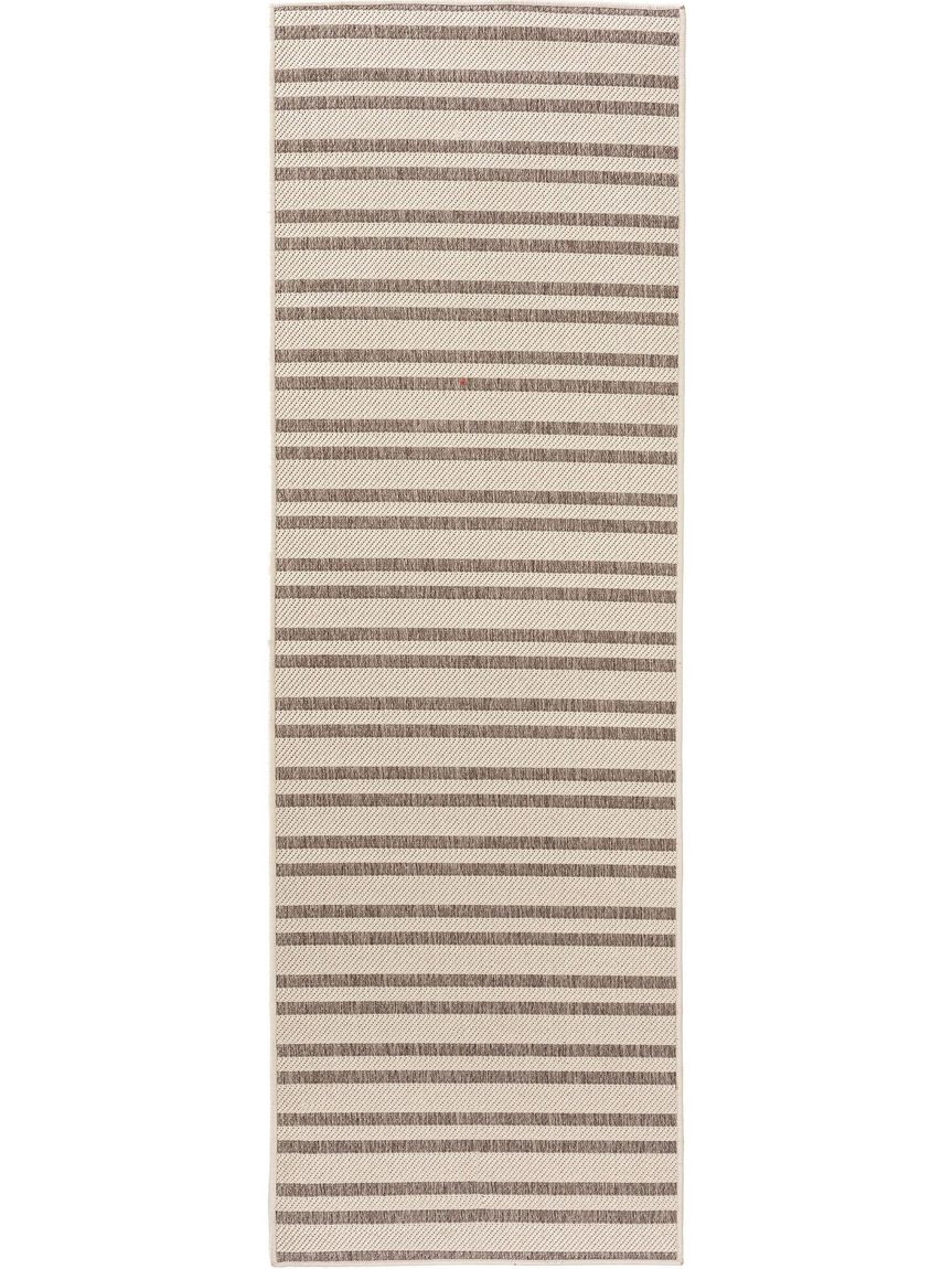 Wendeteppich / Läufer Terrazzo 80x240 cm Beige / Rot