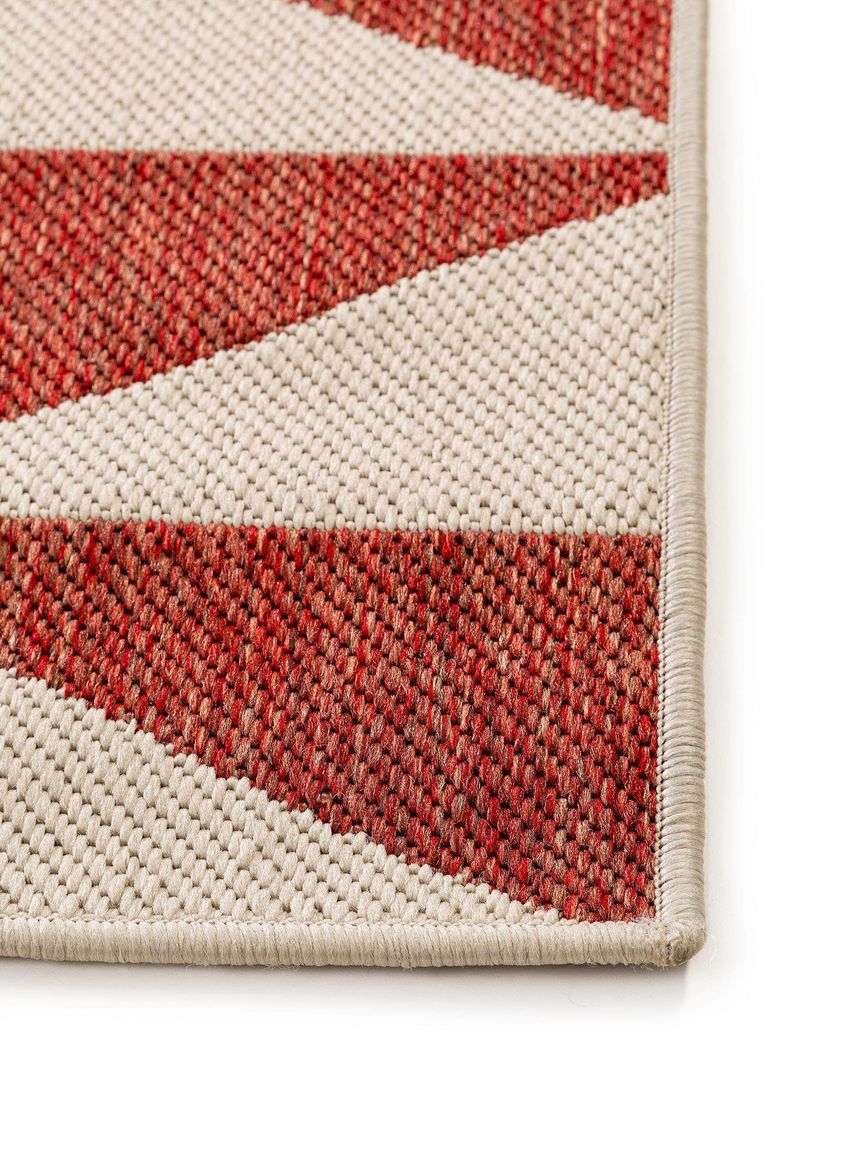 Wendeteppich Terrazzo Beige / Rot