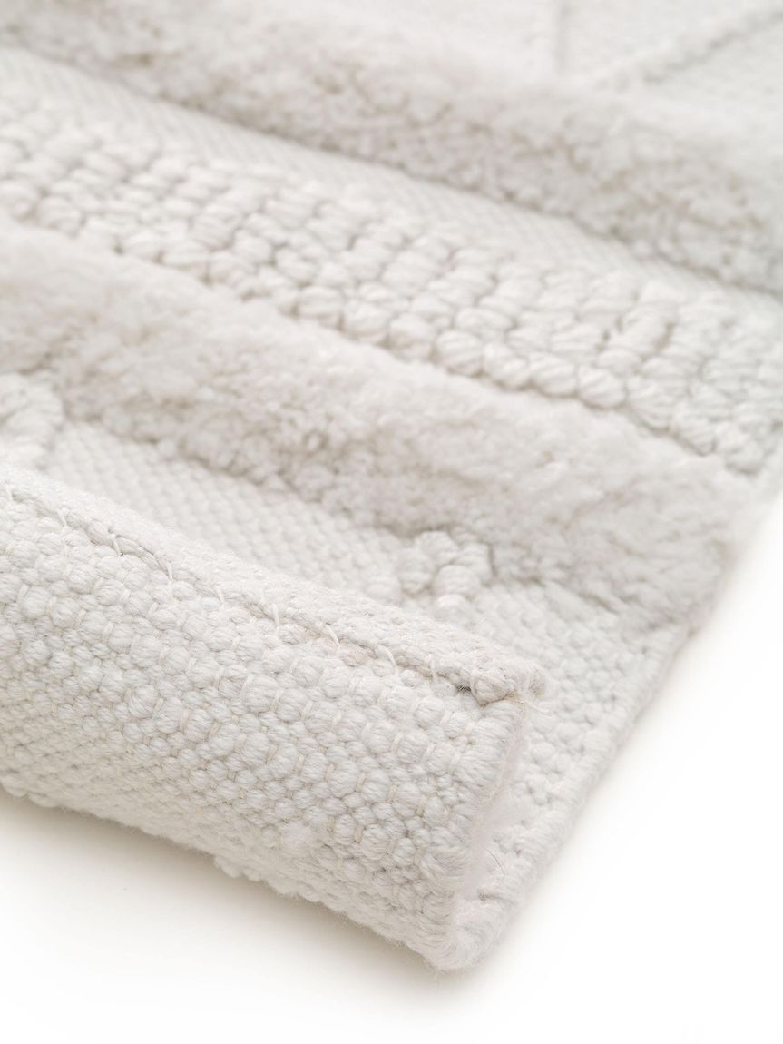 Teppich aus recyceltem Material Toni Elfenbein