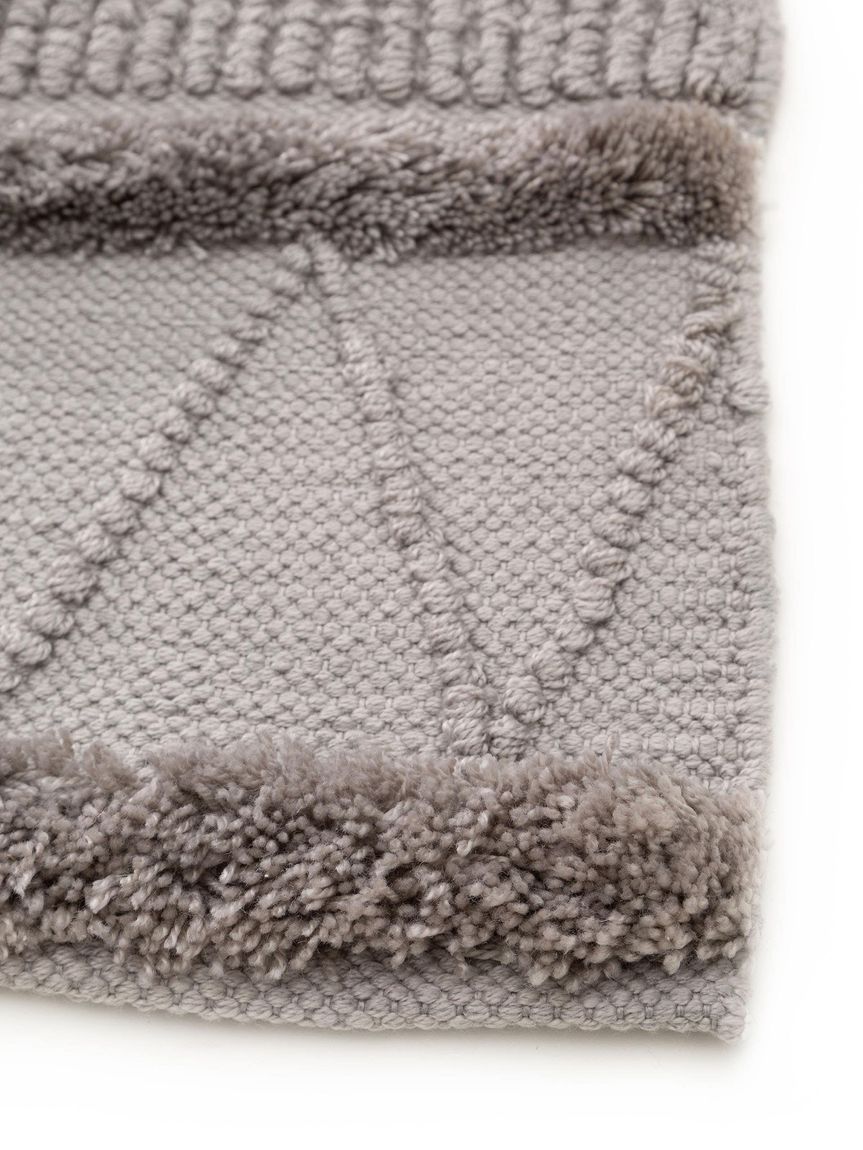 Teppich aus recyceltem Material Toni Grau