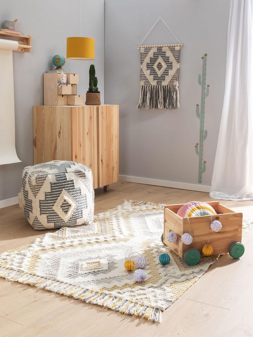 Kinderteppich Wanda Gelb