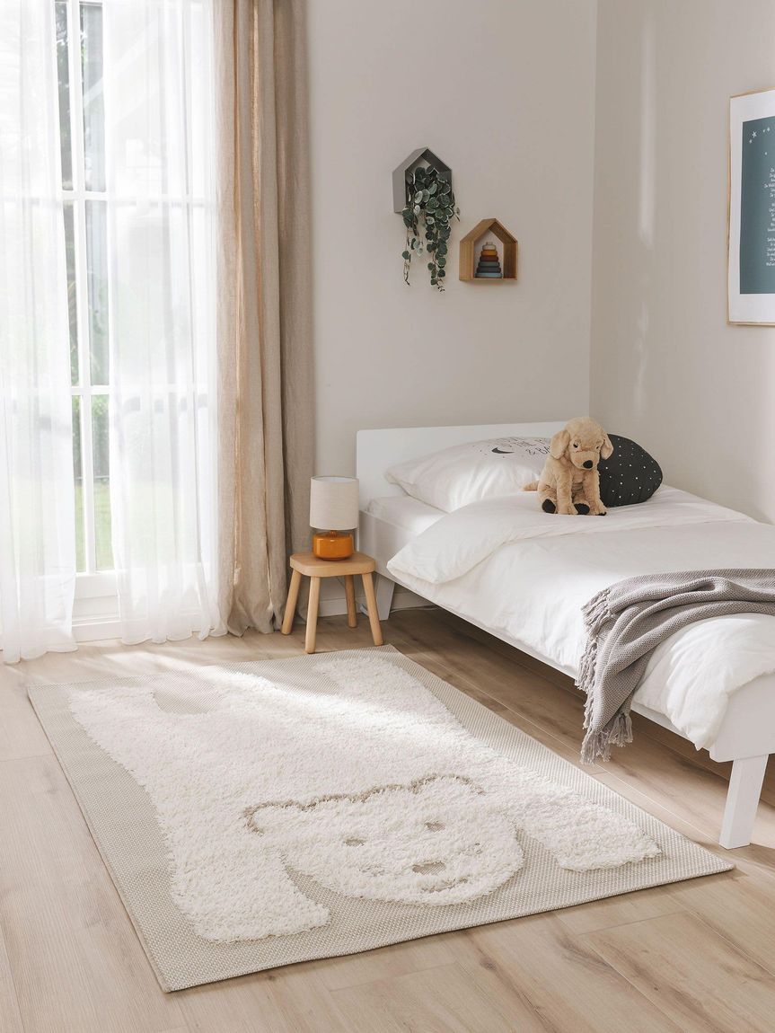 Kinderteppich Carlo Creame / Taupe