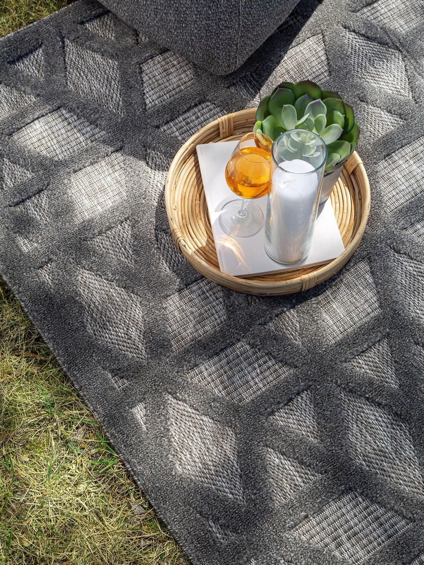 In- & Outdoor Teppich Bonte Grau