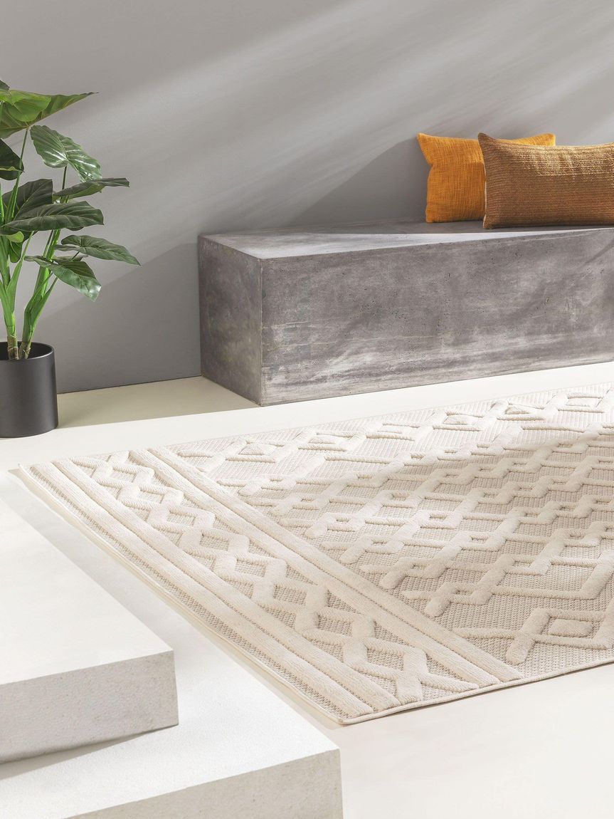 In- & Outdoor Teppich Bonte Creame