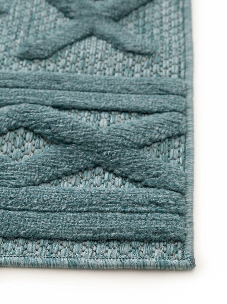 In- & Outdoor Teppich Bonte Läufer Türkis