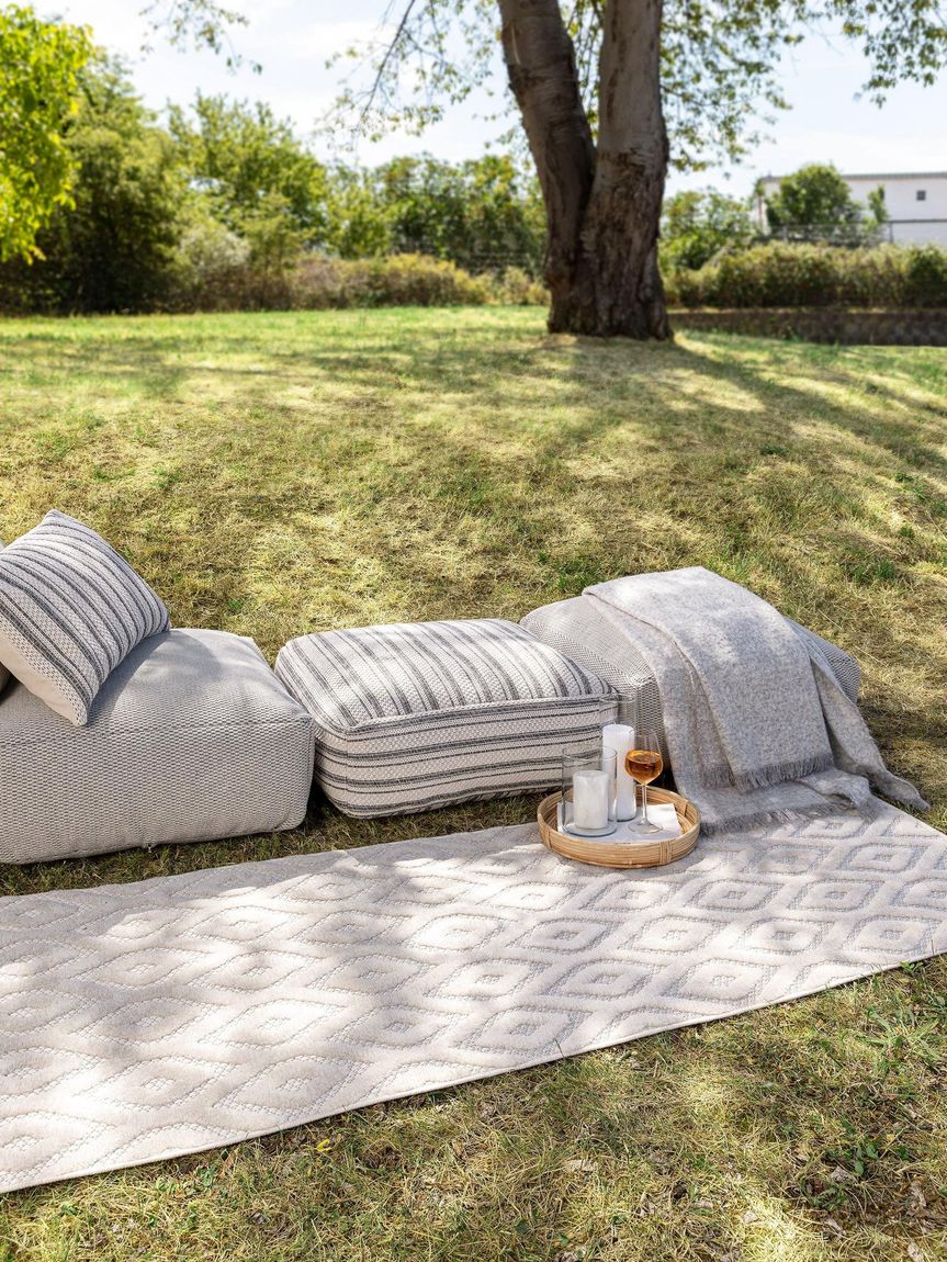 In- & Outdoor Läufer Bonte 75x220 cm Creame
