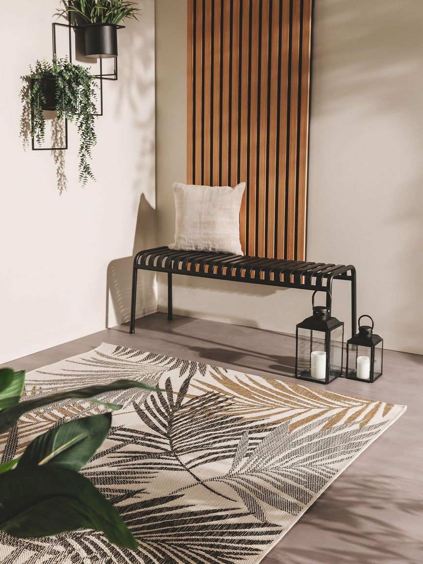 In- & Outdoor Teppich Cleo Schwarz