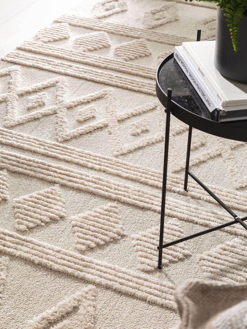 Teppich Oyo Creame / Beige