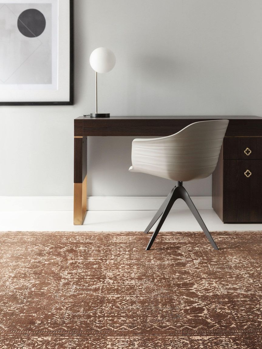 Viskoseteppich Aurel Gold