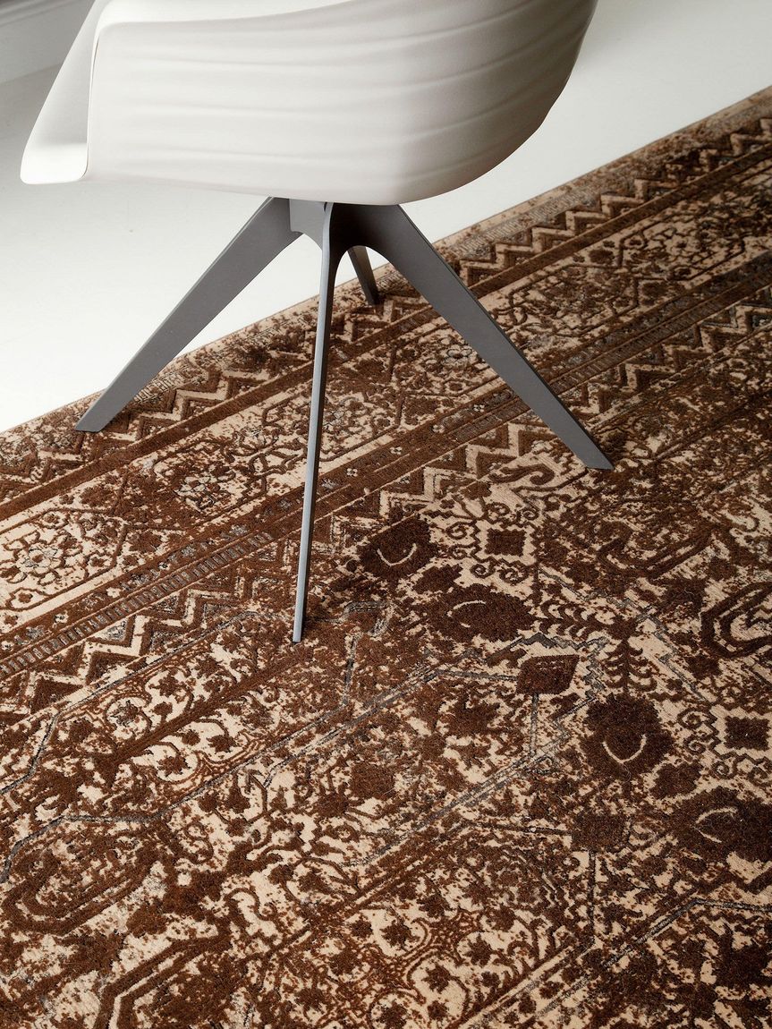 Viskoseteppich Aurel Gold