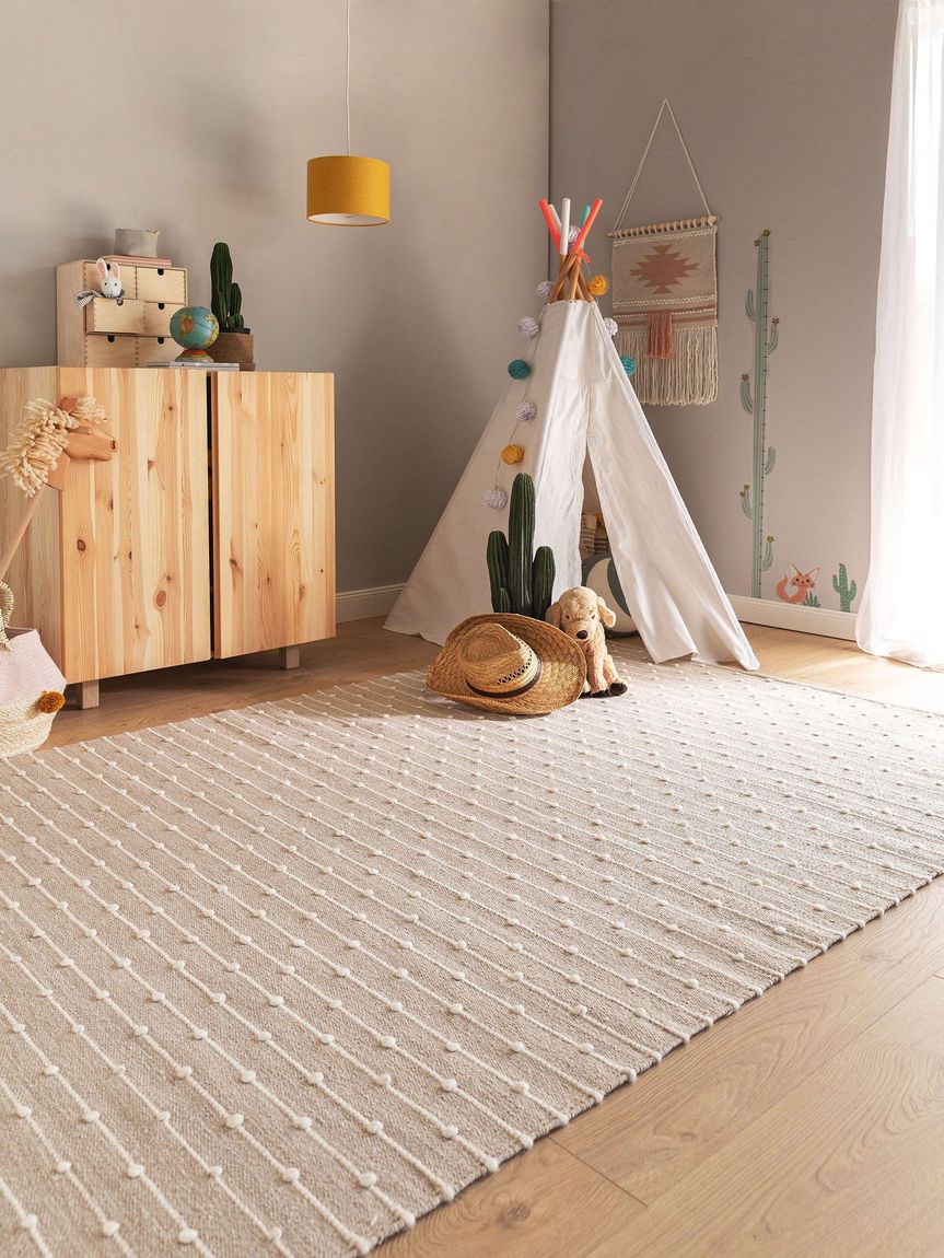 Kinderteppich Lupo Beige