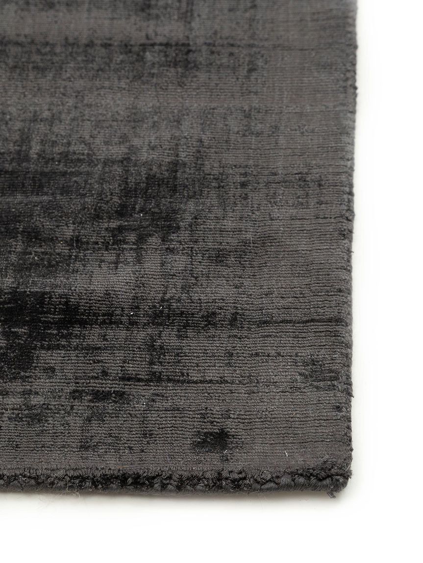 Viskoseteppich Nova 160x160 cm Dunkelgrau