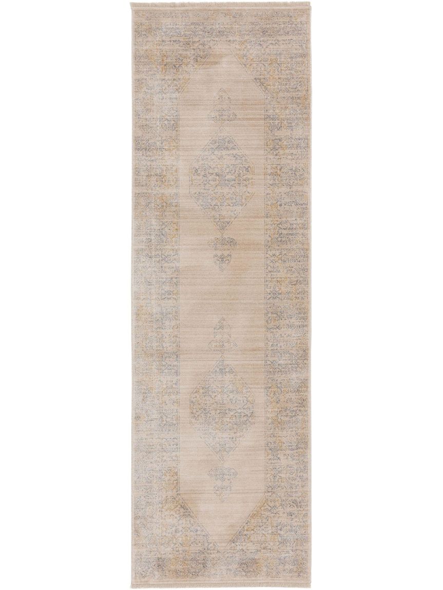 Viskoseteppich Läufer Haven 70x240 cm Creame