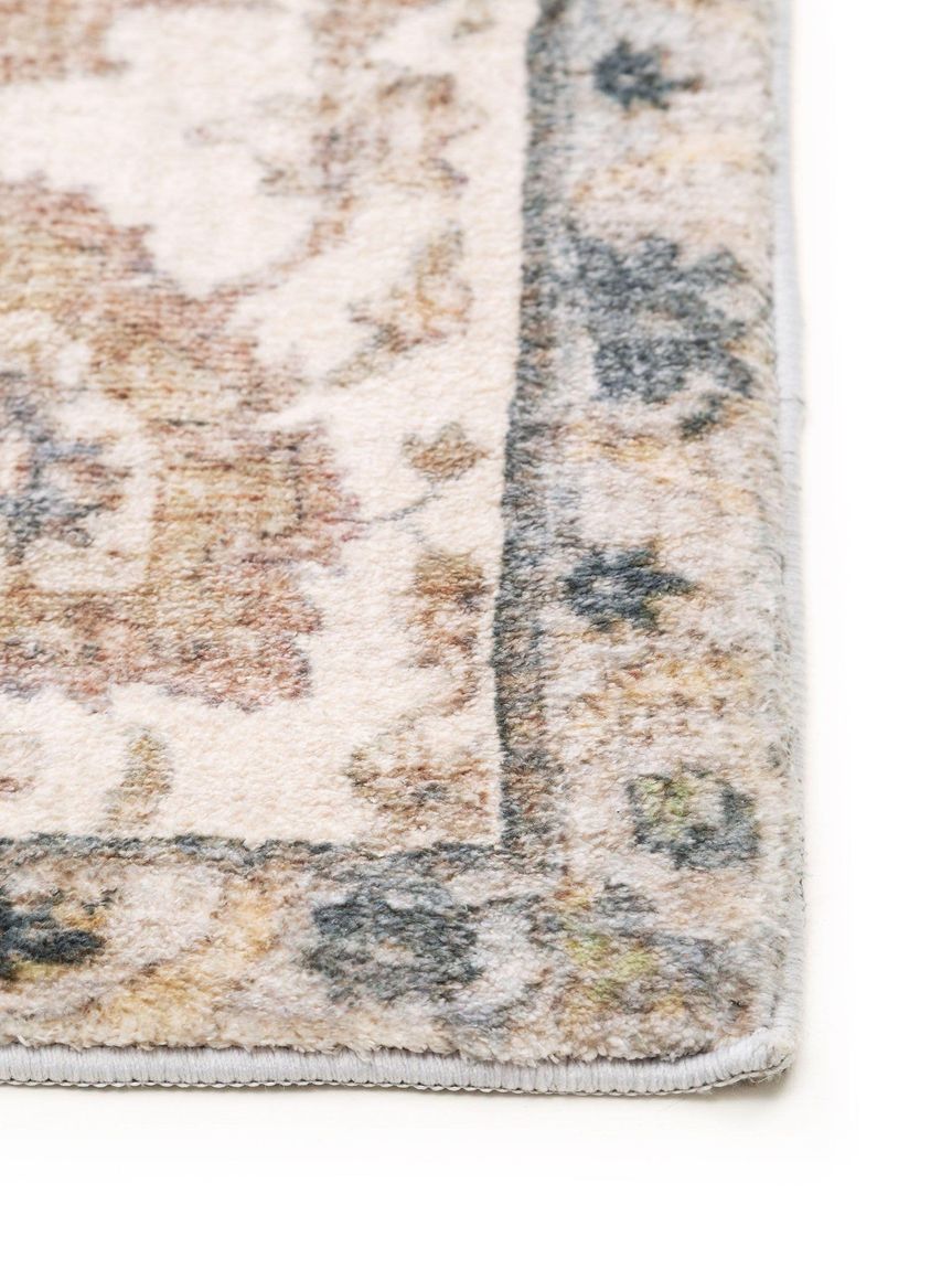 Teppich Mara Beige / Blau
