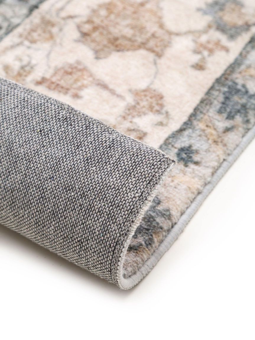 Teppich Mara Beige / Blau