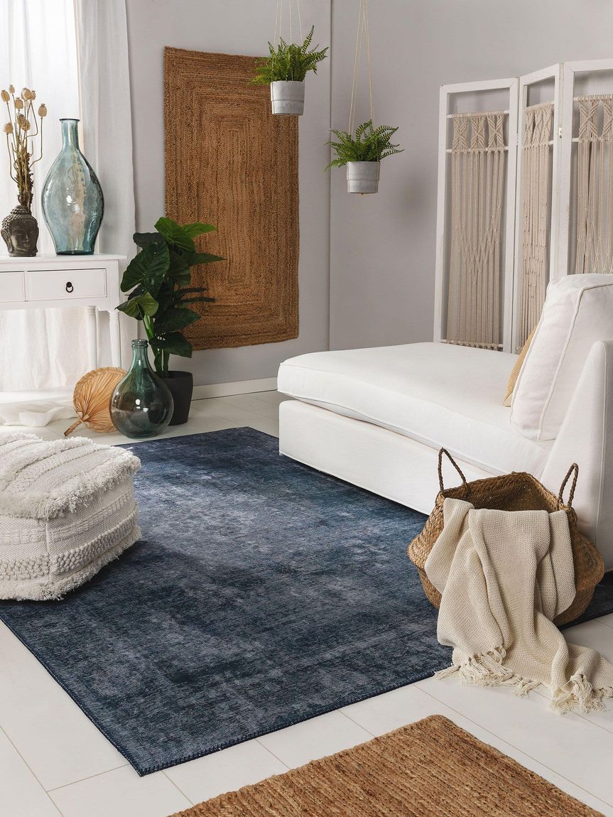 Teppich Laury Blau