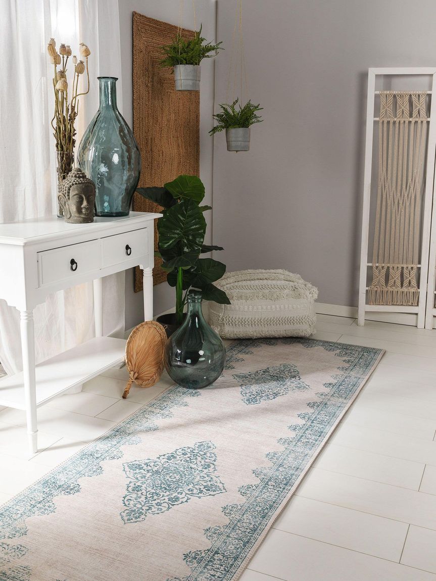 Läufer Laury 80x240 cm Türkis