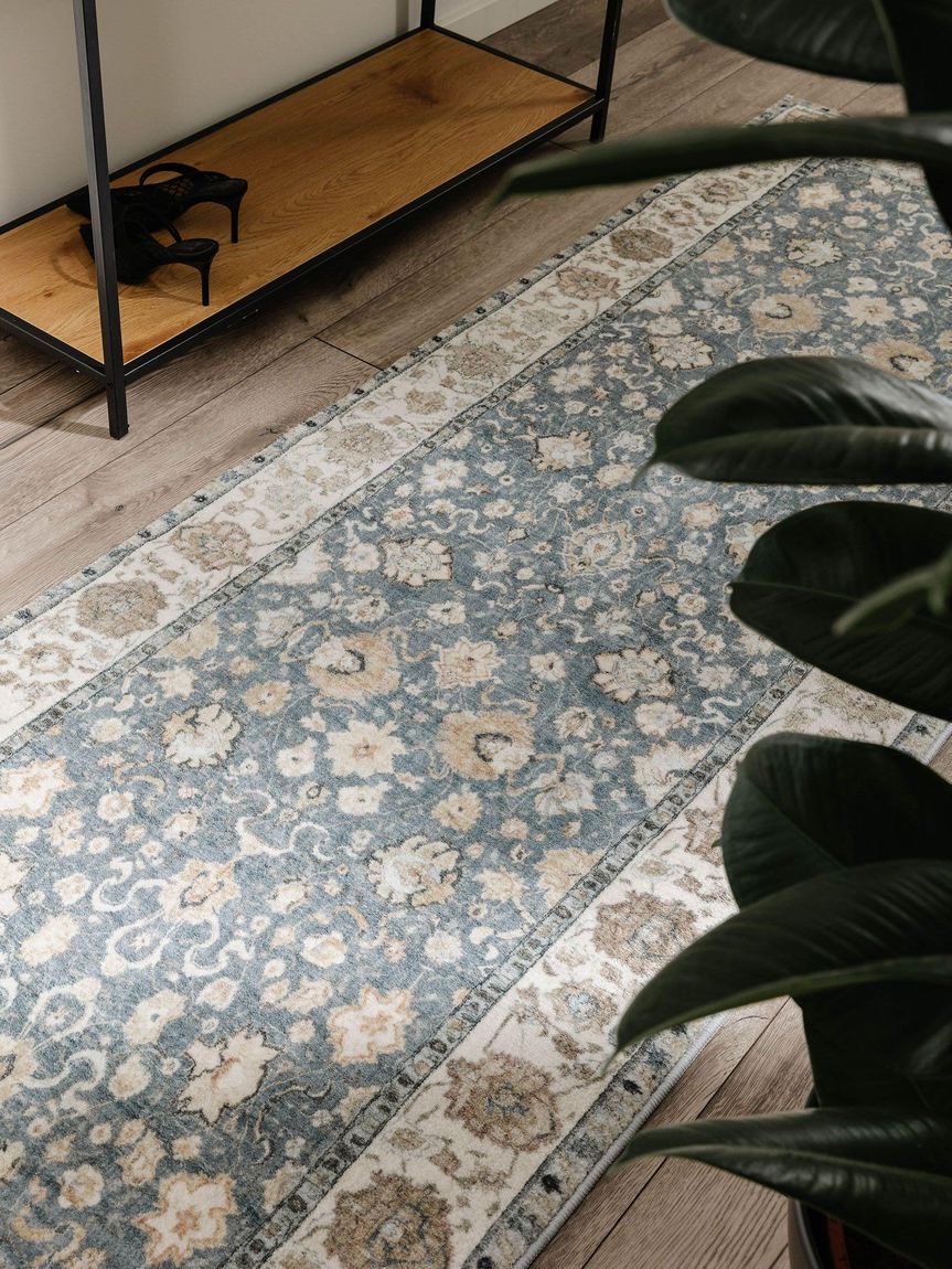 Läufer Mara 80x240 cm Beige / Blau