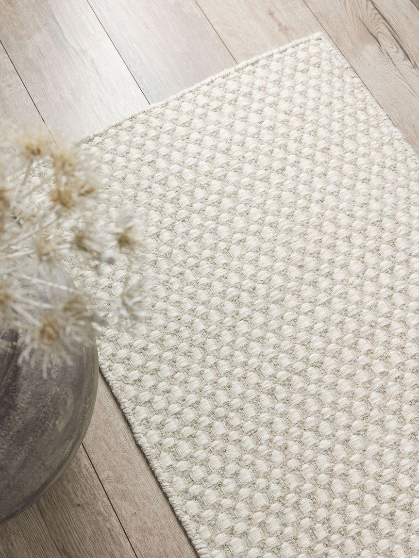 Wollteppich / Läufer Hector 70x200 cm Beige
