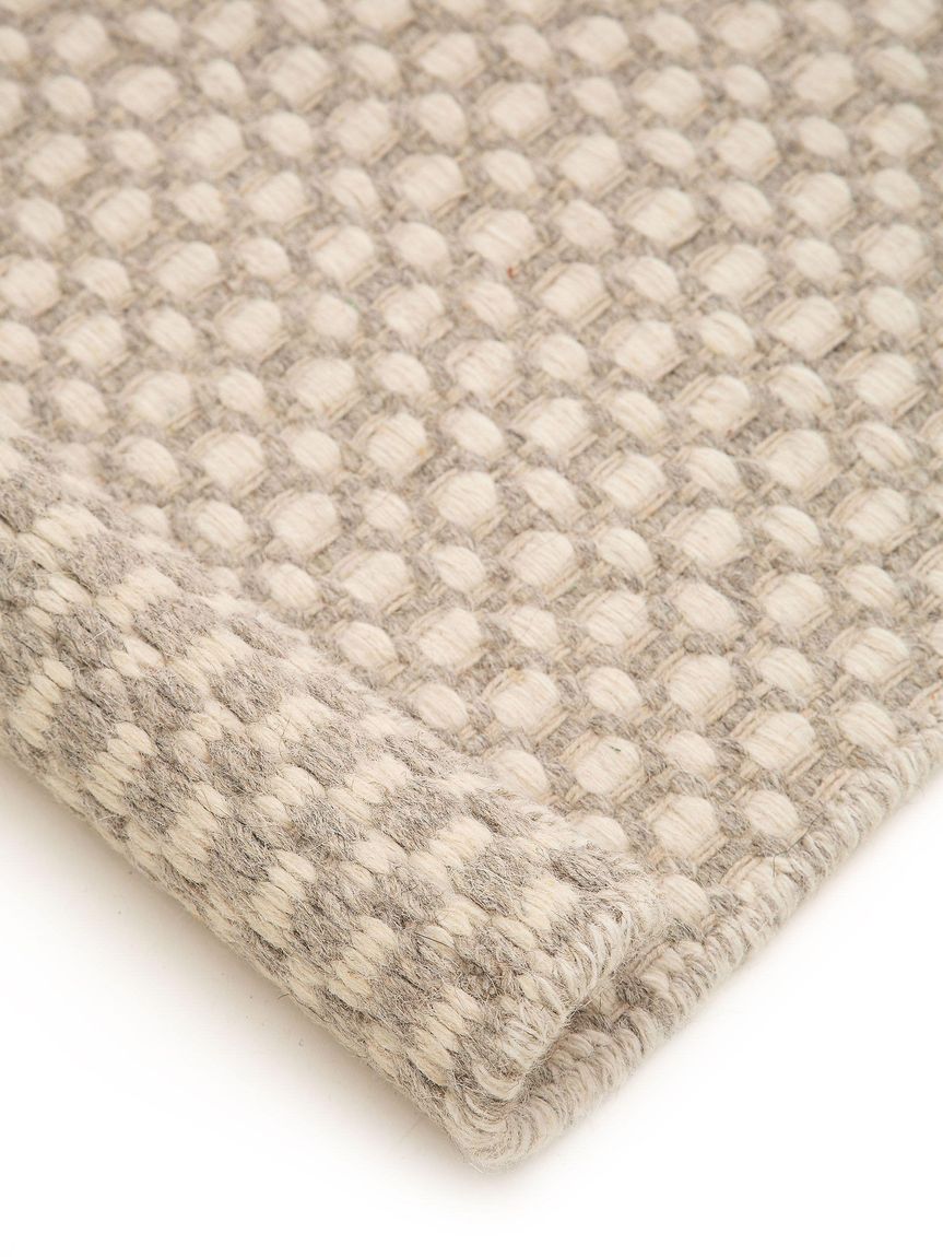 Wollteppich / Läufer Hector 70x200 cm Beige
