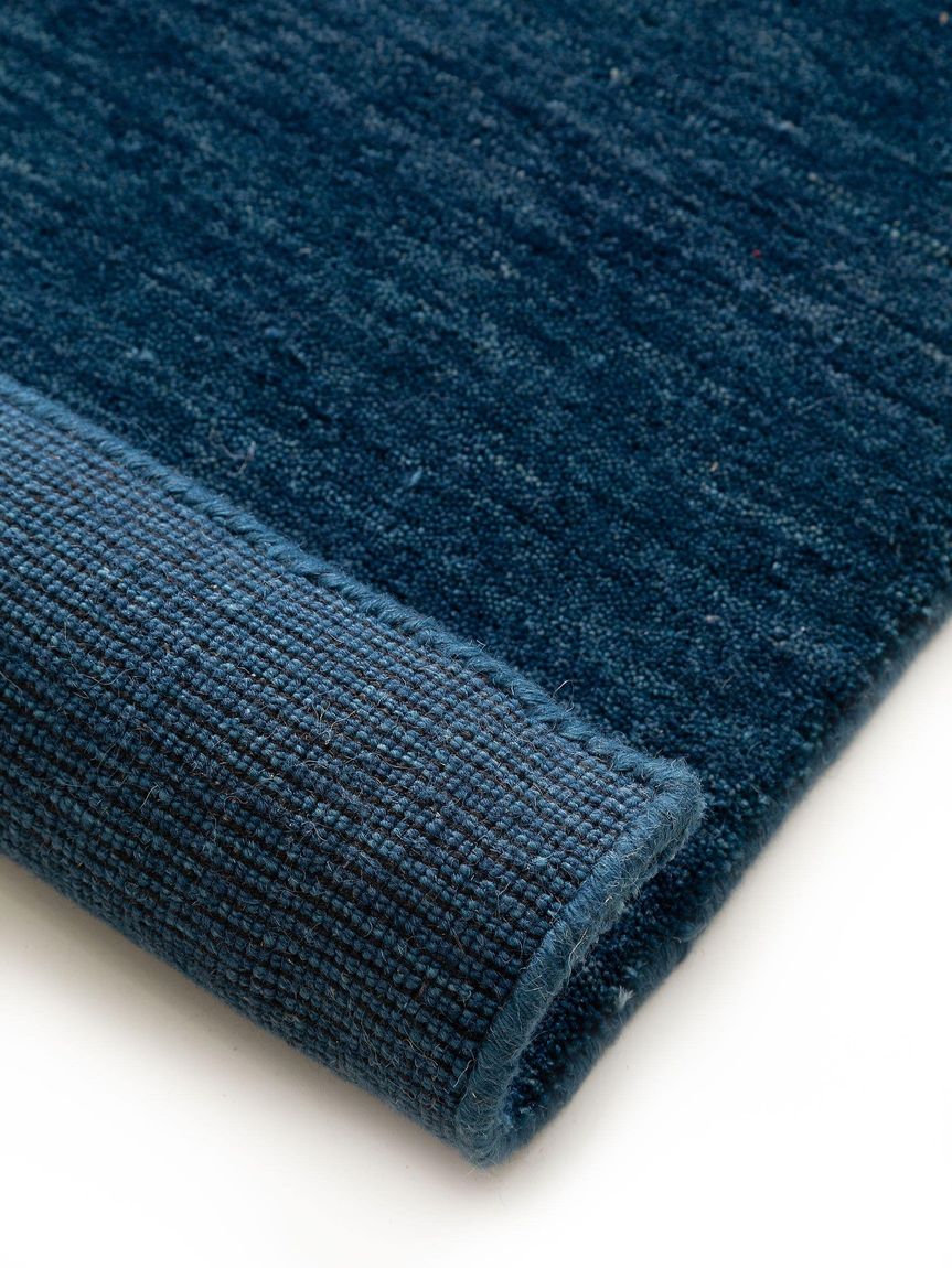 Wollteppich Jamal Blau