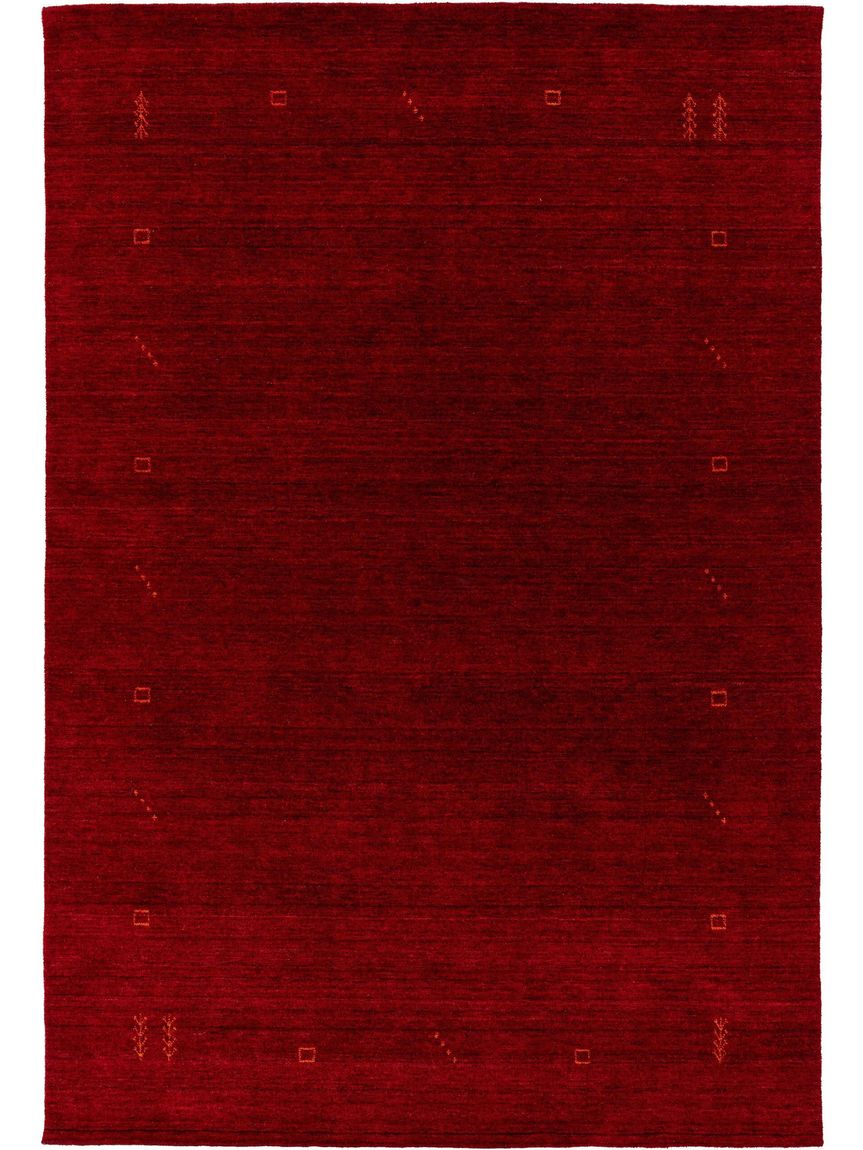 Wollteppich Jamal Rot