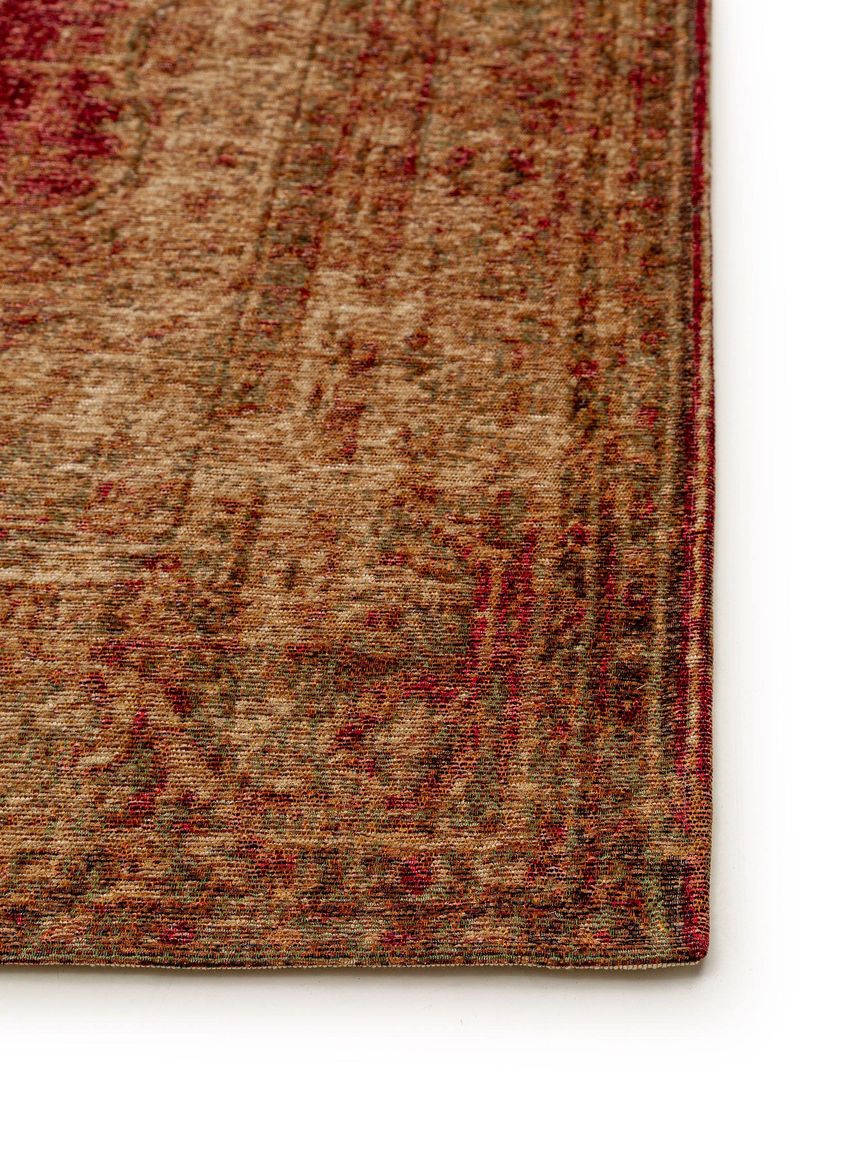 Flachgewebeteppich Stay Beige / Rot