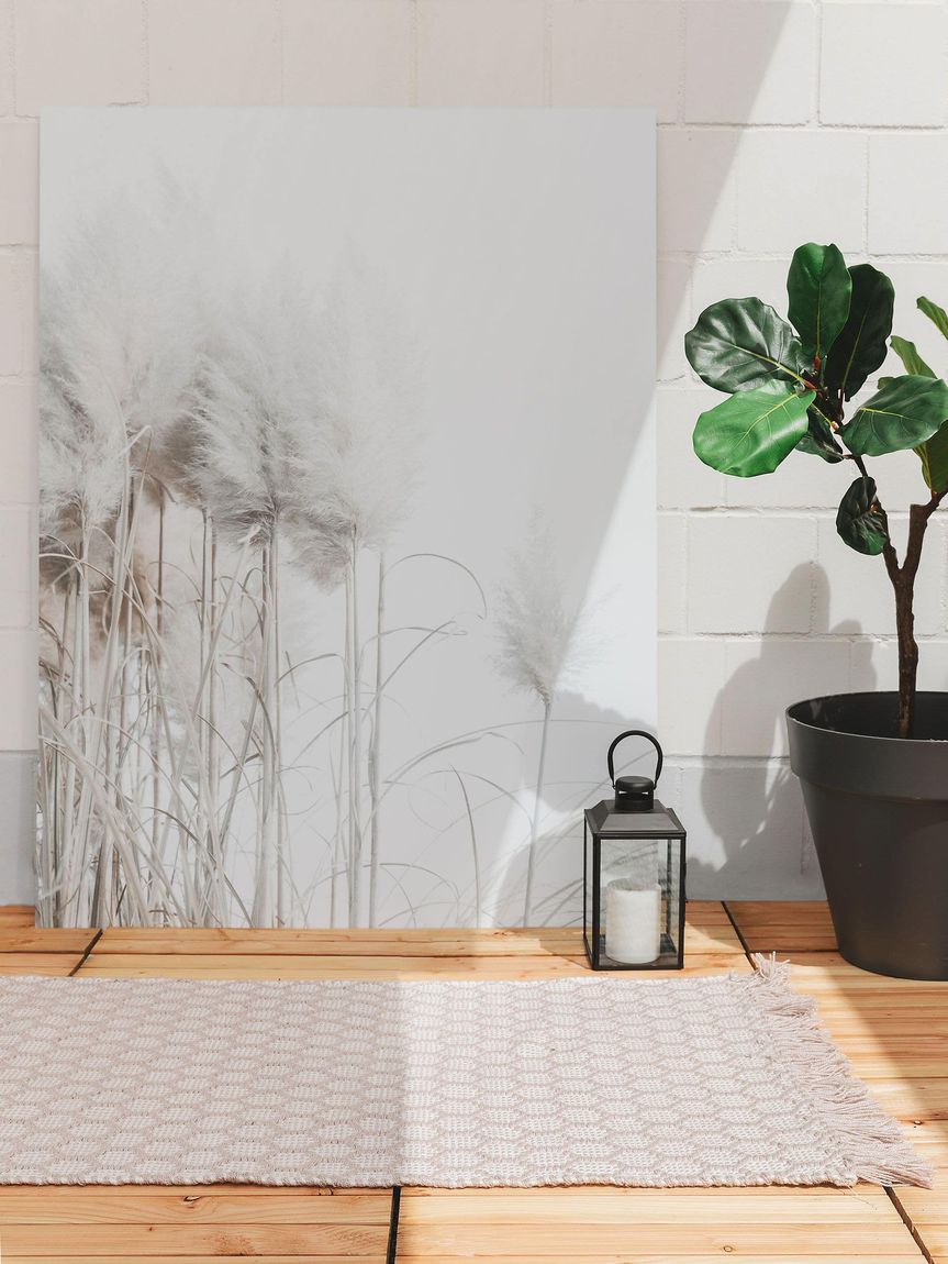 Teppich Läufer aus recyceltem Material Mimpi 80x250 cm Taupe