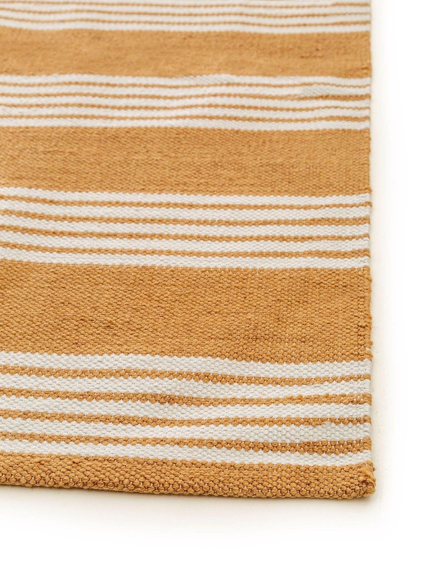 Teppich Läufer aus recyceltem Material Dura Beige