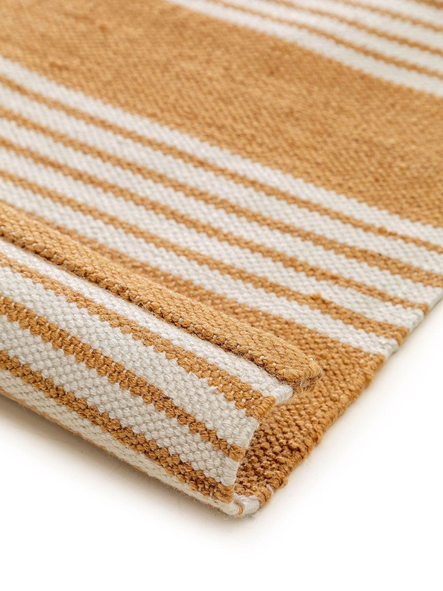 Teppich Läufer aus recyceltem Material Dura Beige