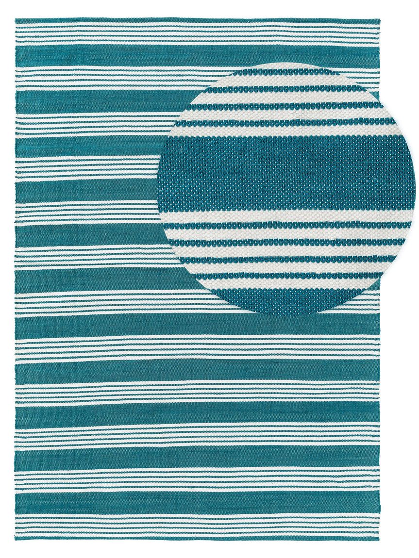 In- & Outdoor Teppich Dura Blau / Grün