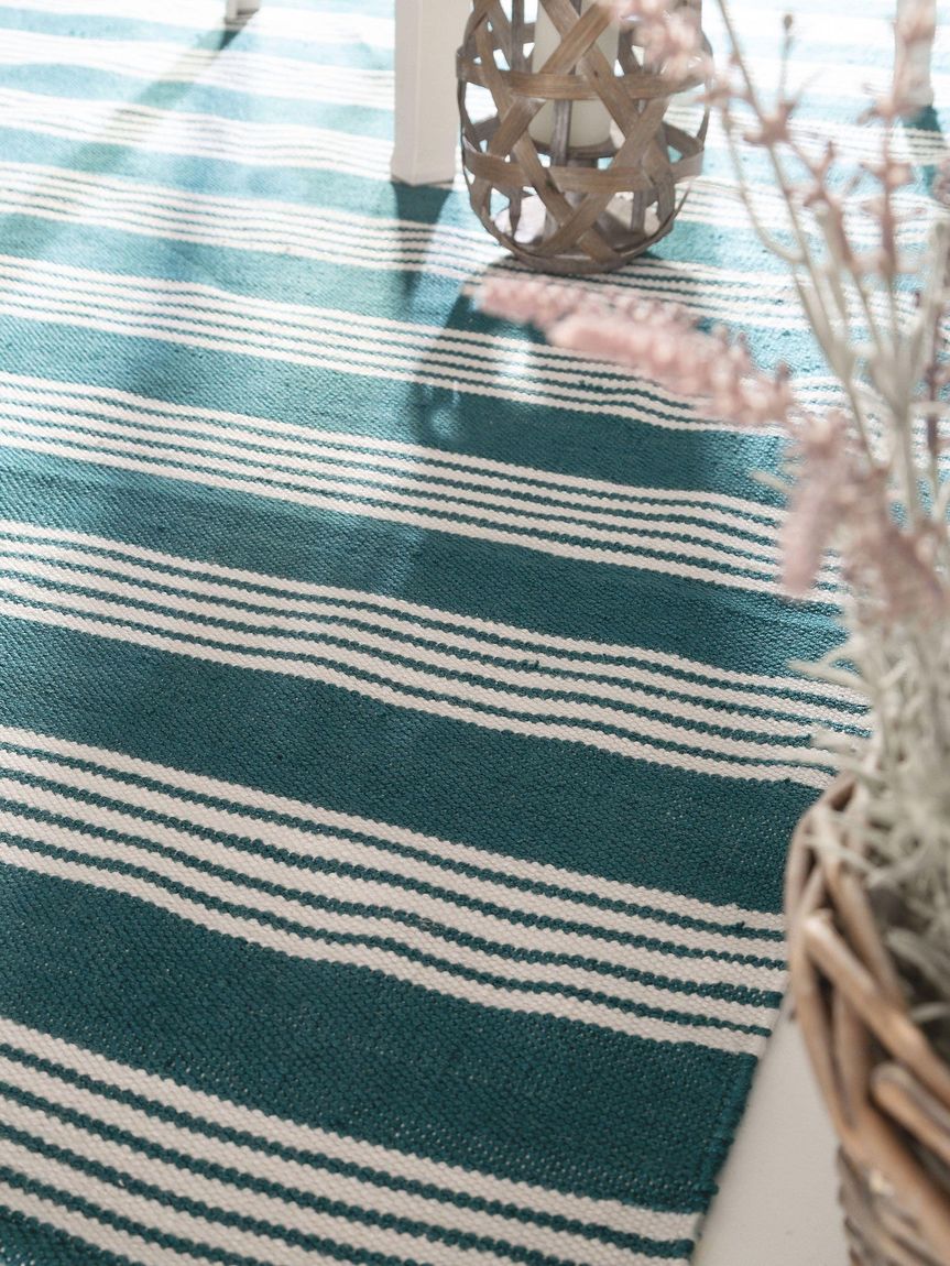 In- & Outdoor Teppich Dura Blau / Grün