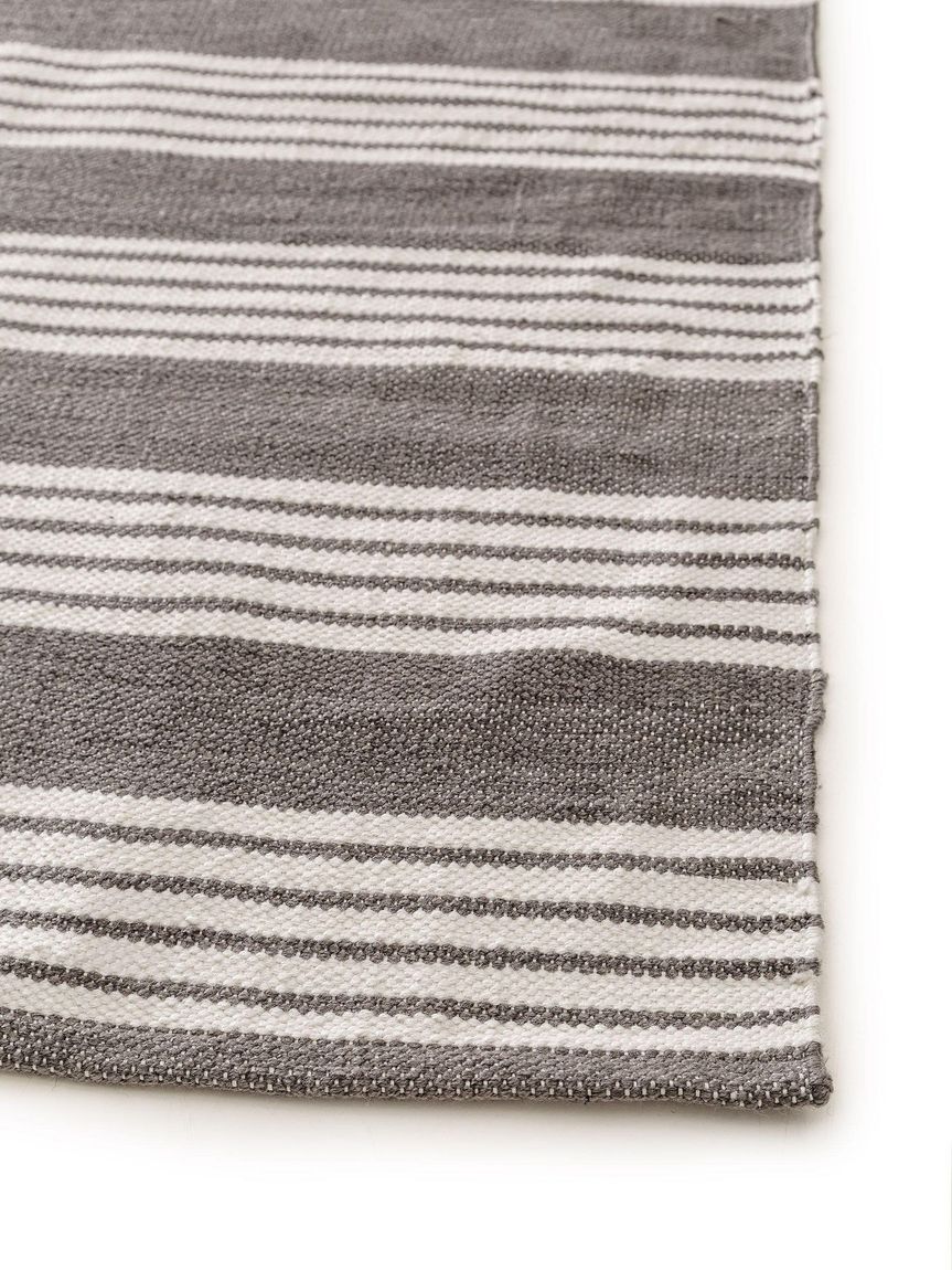 Teppich Läufer aus recyceltem Material Dura Grau