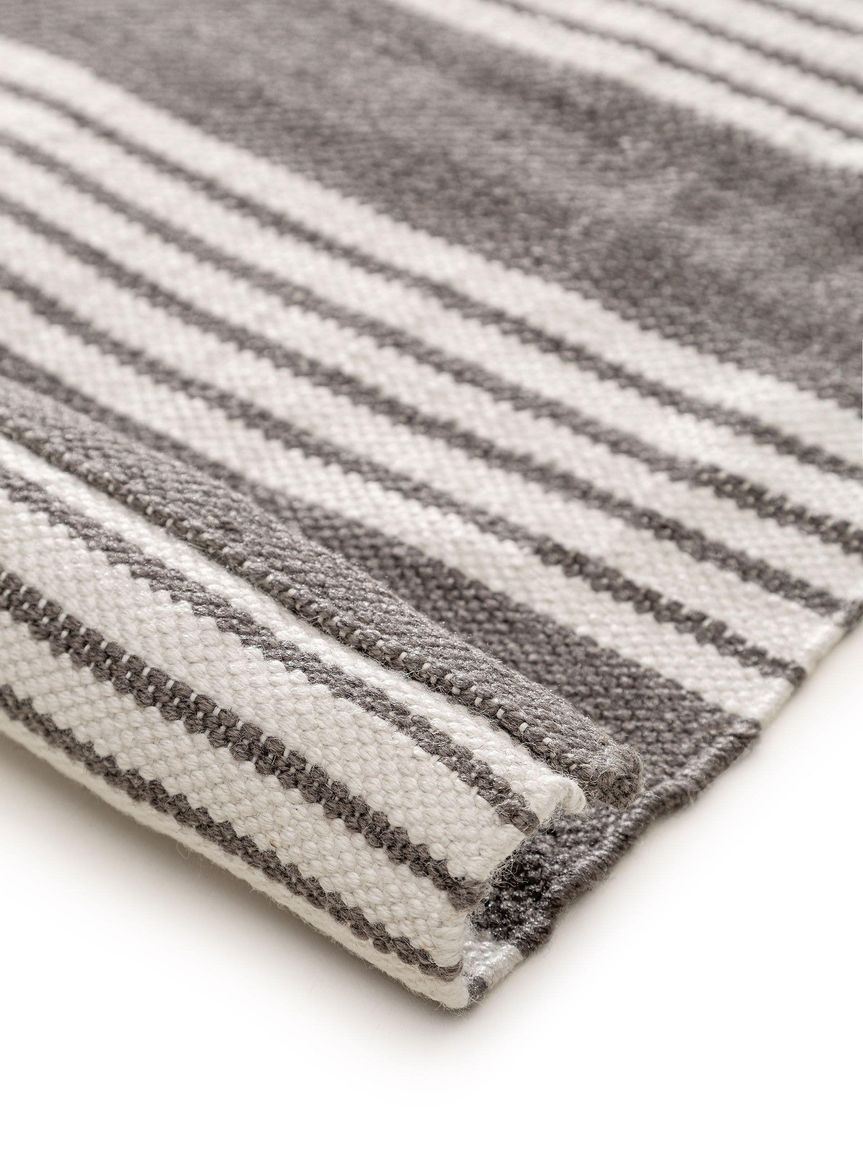 Teppich Läufer aus recyceltem Material Dura Grau