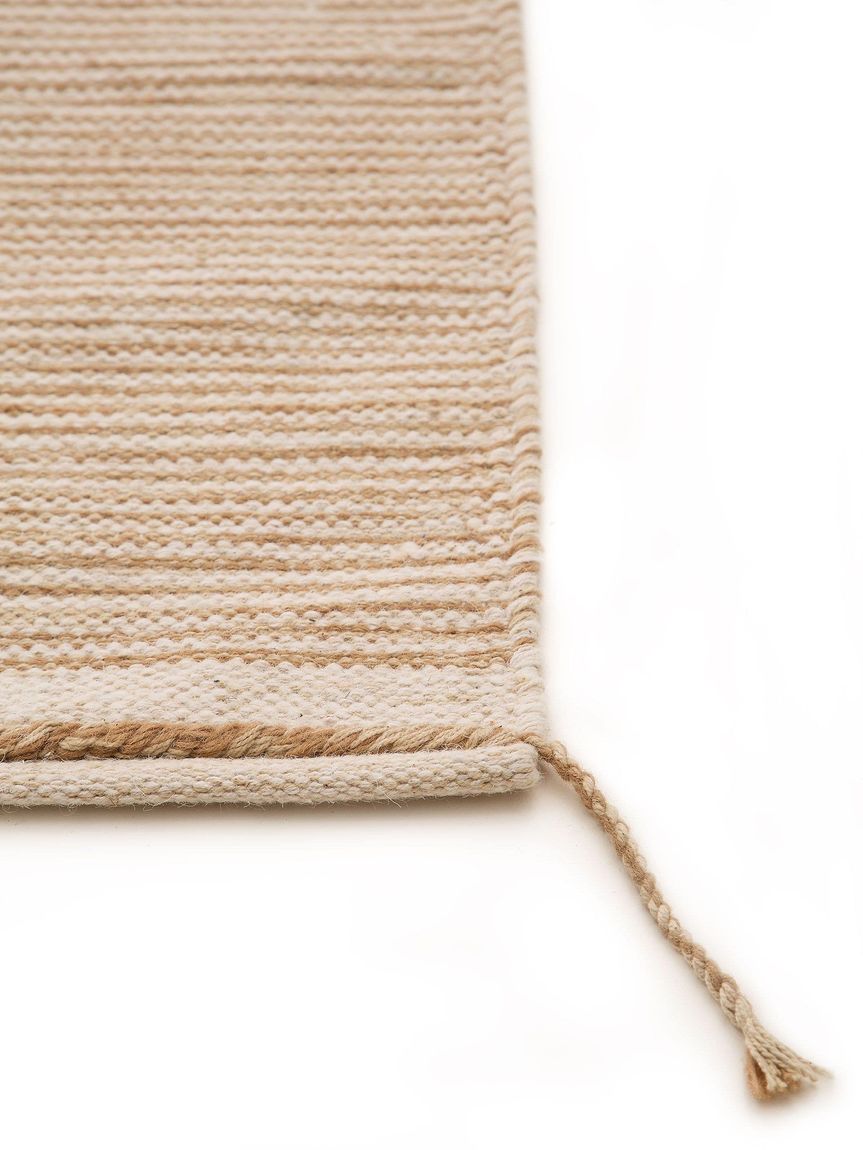 Wollteppich Nahla Beige