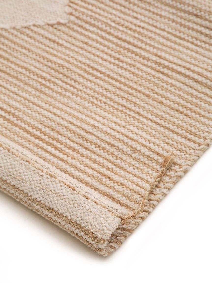 Wollteppich Nahla Beige