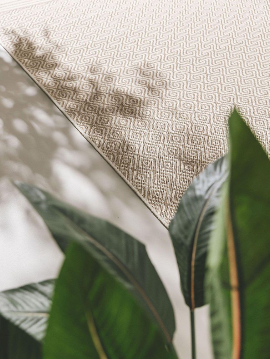 In- & Outdoor Teppich Naoto Creame / Beige