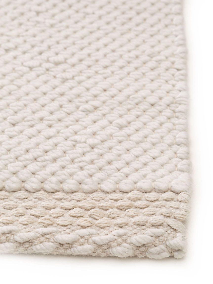 Teppich aus recyceltem Material Kiah Creame