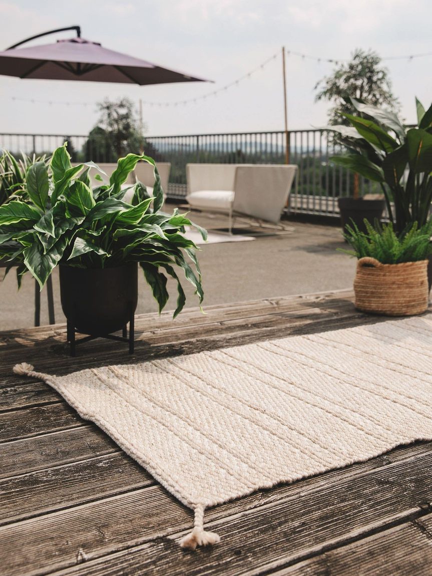 Teppich Läufer aus recyceltem Material Rene 70x200 cm Beige