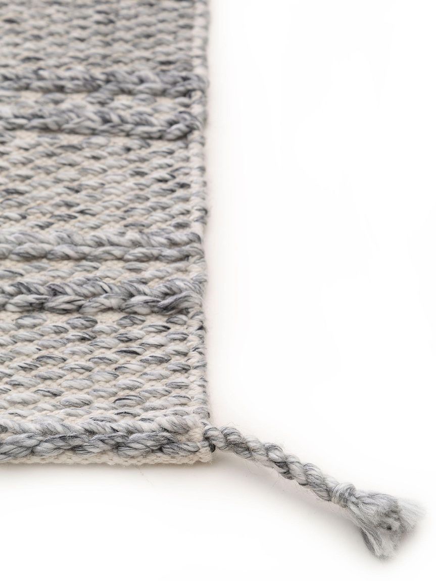 Teppich aus recyceltem Material Rene Grau