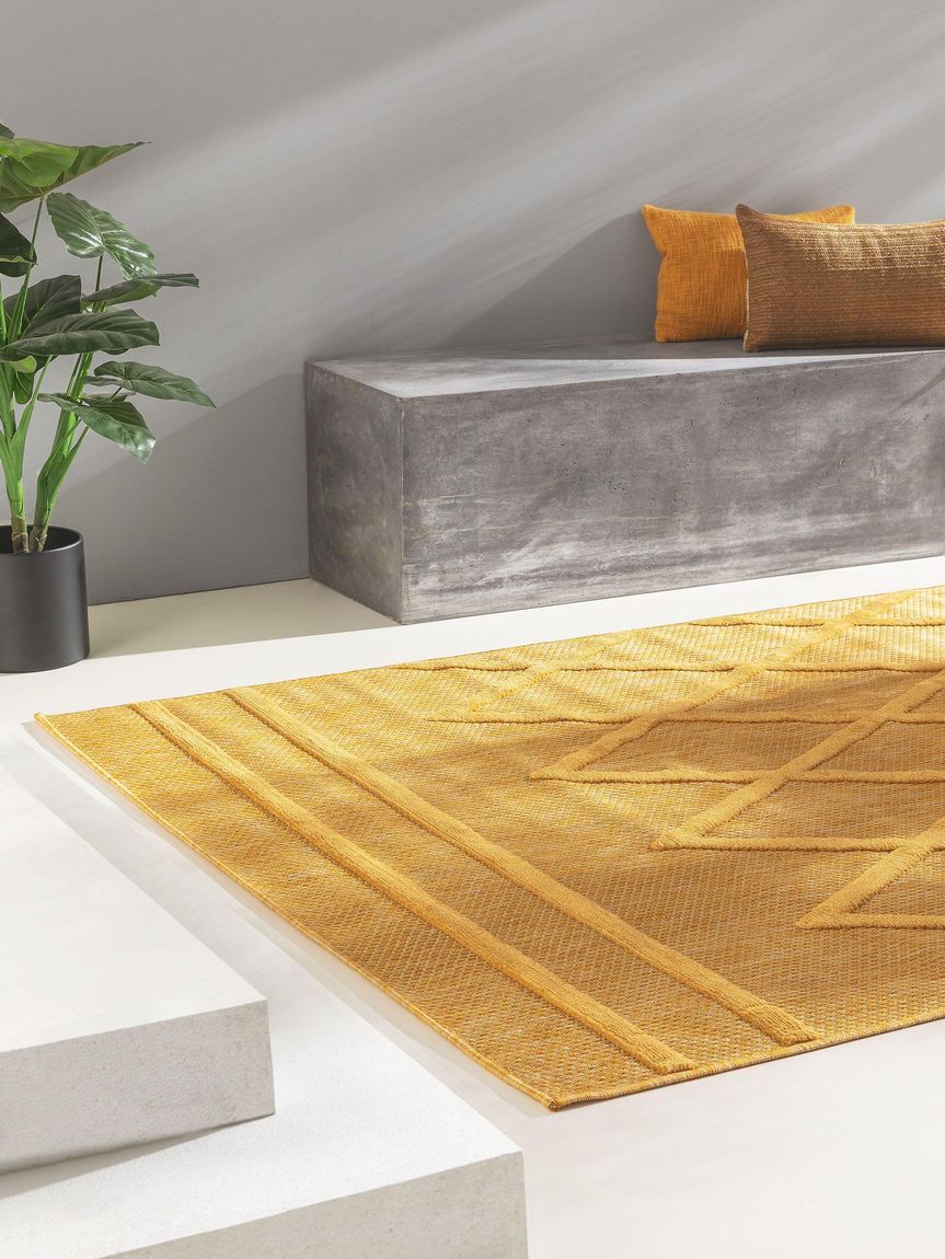 In- & Outdoor Teppich Bonte Gelb