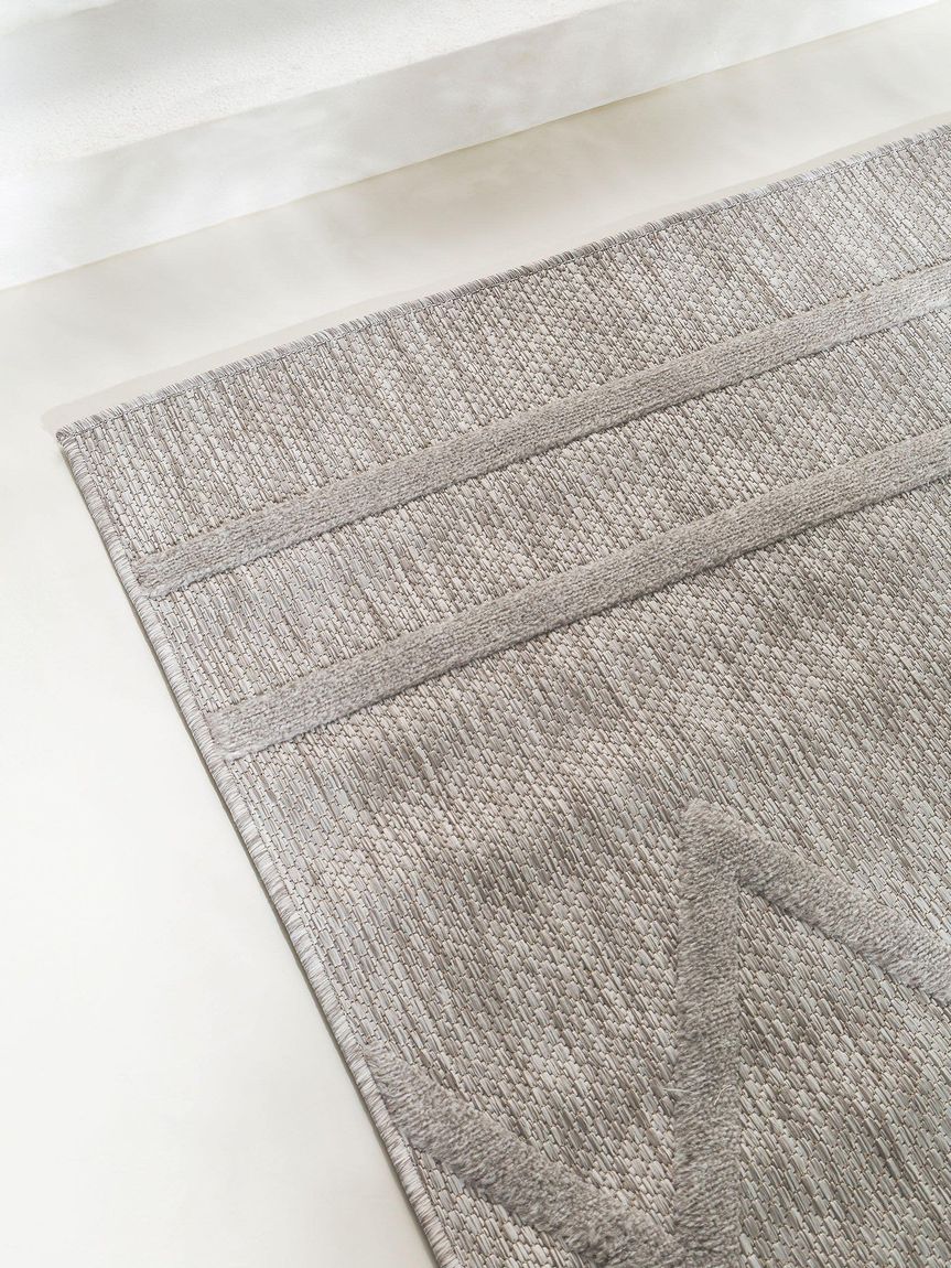 In- & Outdoor Teppich Bonte Hellgrau