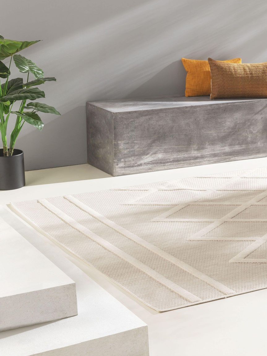 In- & Outdoor Teppich Bonte Creame