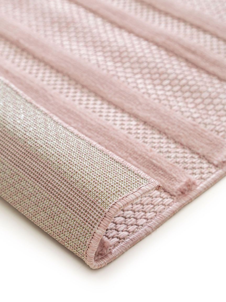 In- & Outdoor Teppich Bonte Läufer 75x220 cm Rosa