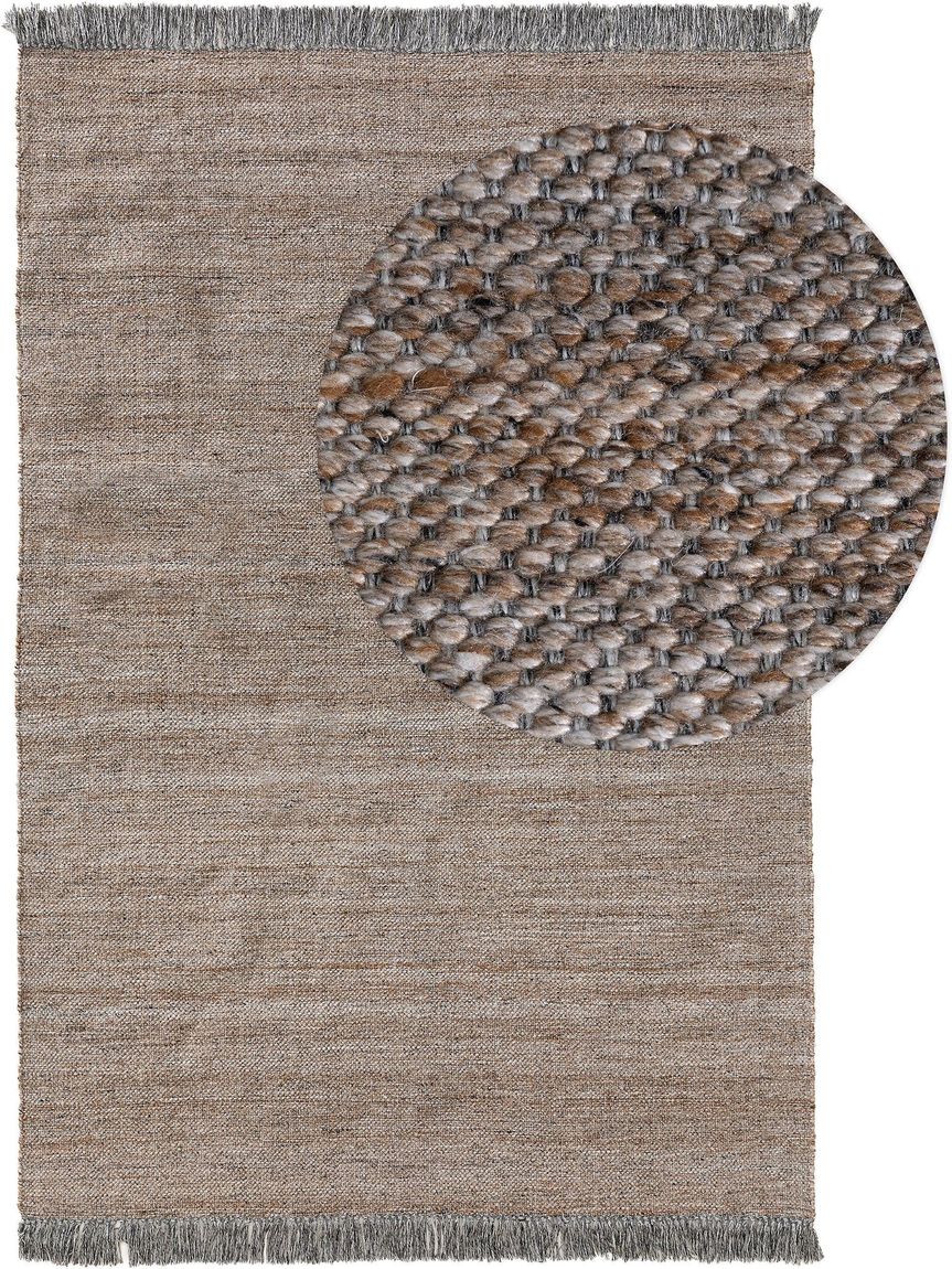 Teppich aus recyceltem Material Damian Beige