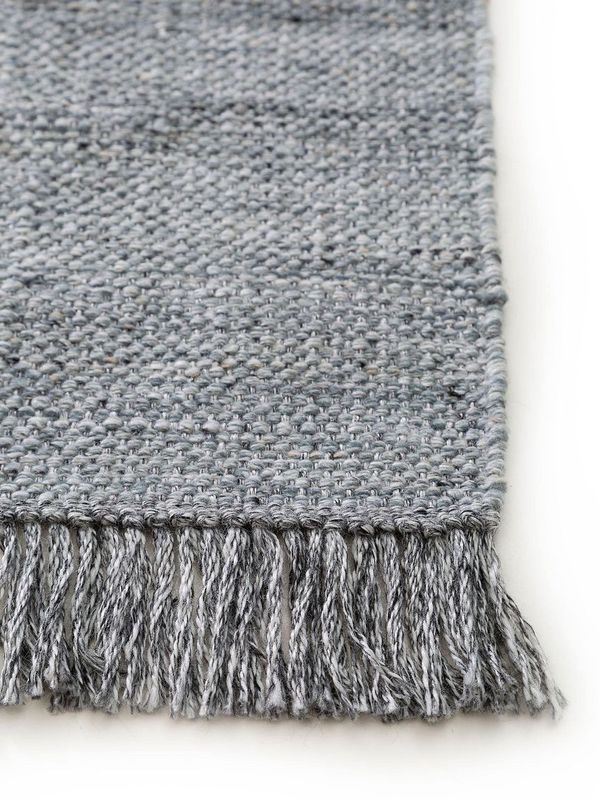 Teppich aus recyceltem Material Damian Hellgrau