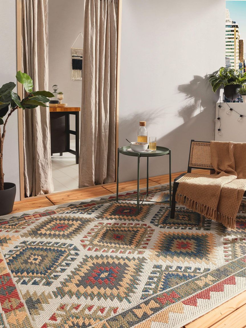 In- & Outdoor Teppich Mirena Bunt